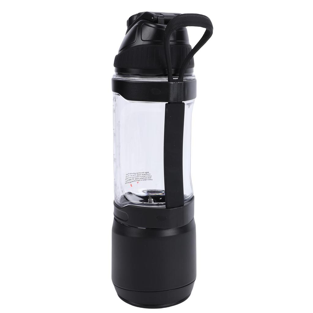Portable Blender Cup Bottle Cordless USB C Rechargeable Shakes Smoothies 24oz for Travel Gym Black 700ml