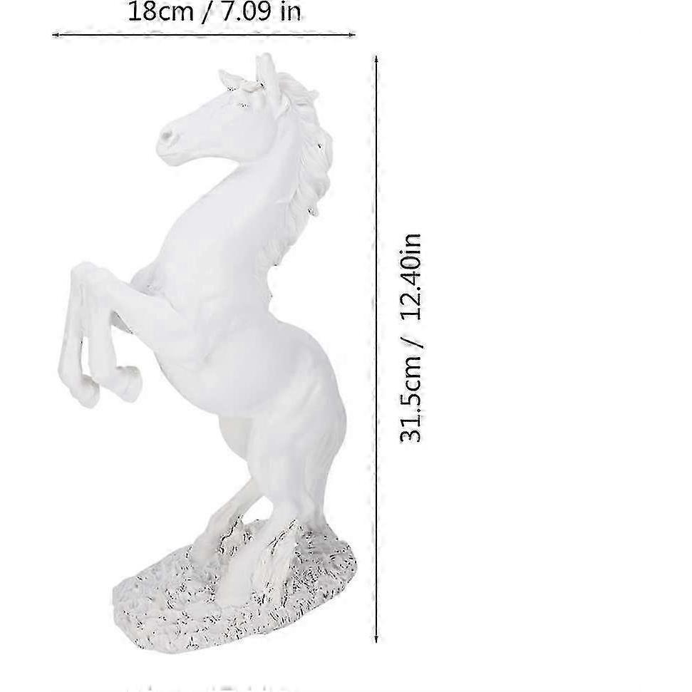 Horse Statues And Animal Figurines Home Desk Decor Ornament, 31.518cm/12.47.09inch/YY