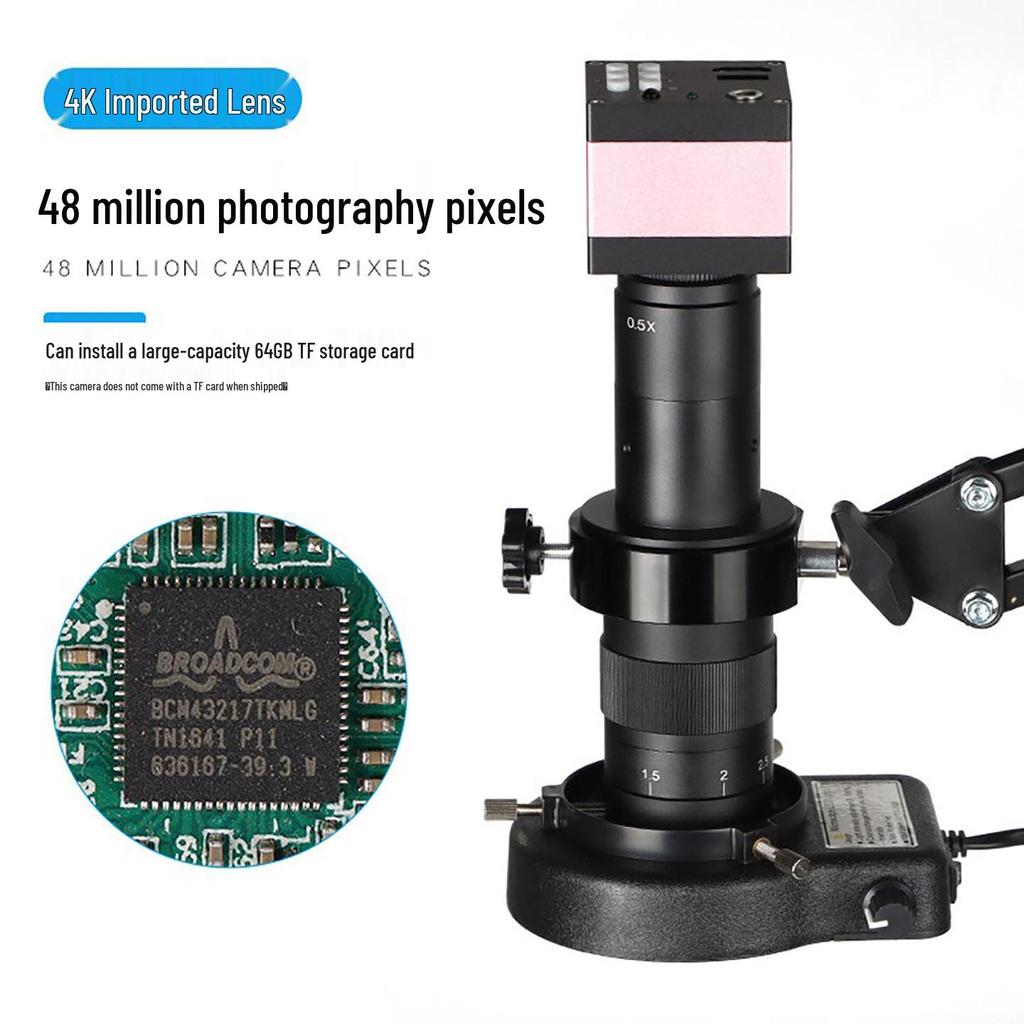 HD Folding Lifting Stand Electronic Microscope - High Magnification and Resolution for Mobile Phone Repair