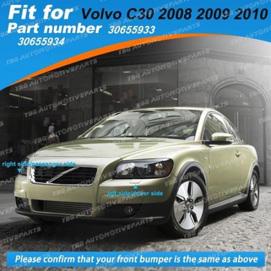 Painted for Volvo C30 2006 2007 2008 2009 Front Bumper Headlight Washer Cover