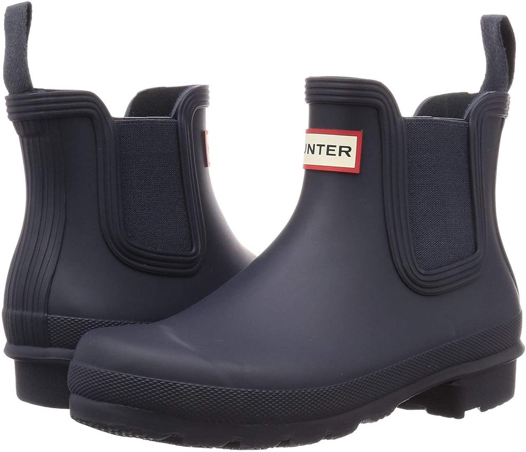 HUNTER Original Chelsea Rain UK4 Women's Boots, WFS2078RMA, Navy, (size 23.0cm) (hnt010) [Used]