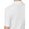 Calvin Klein Logo Embroidered Slim Fit Short Sleeve Polo Shirt Women tops White 47AB205-YAA
