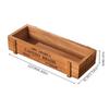 Retro Garden Plant Pot Vintage Wooden Storage Box for Sundries Stationery Pen Box Succulents Flower Pots Balcony Home Decoration