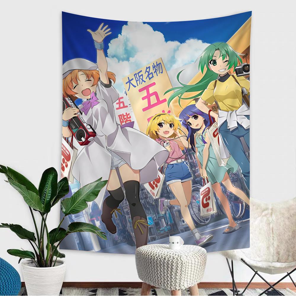 Higurashi When They Cry Telo da Parete con Grafico Arte Fantascienza Stanza Arredamento Casa Economico Hippie Appeso a Parete