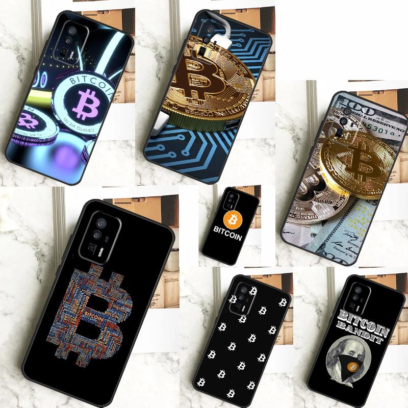 Bitcoin BTC Case For POCO X3 X6 F6 Pro M6 X5 F3 F5 M5s Xiaomi 13 14 Ultra 12 Lite 11T 12T 13T Pro Cover