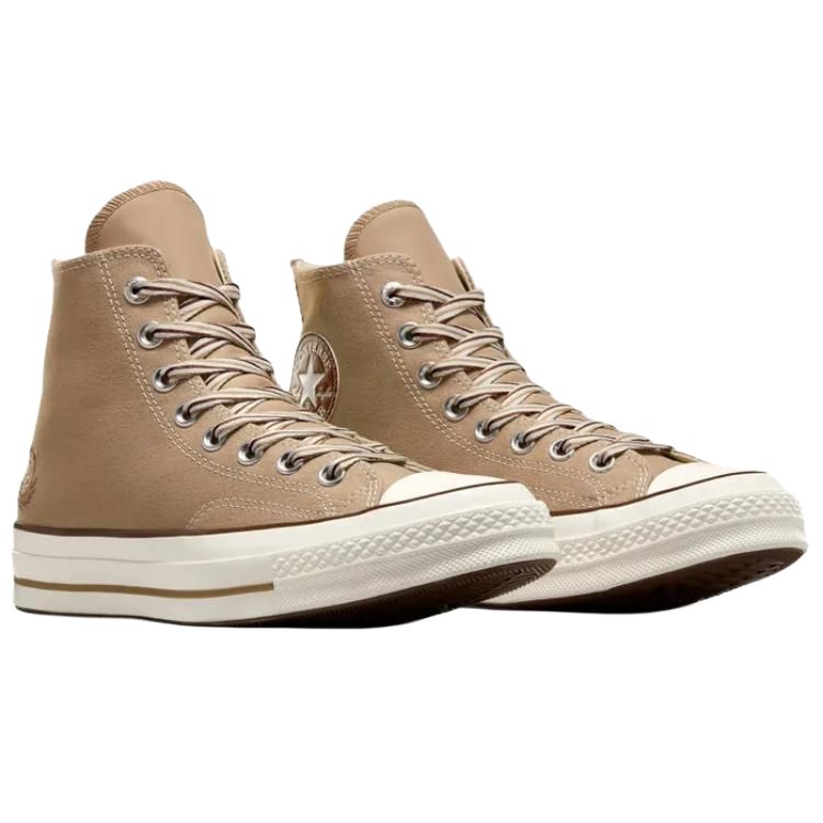 Converse 1970s Comfortable Soft High-Top Canvas Shoes Unisex Sneakers Brown A12447C