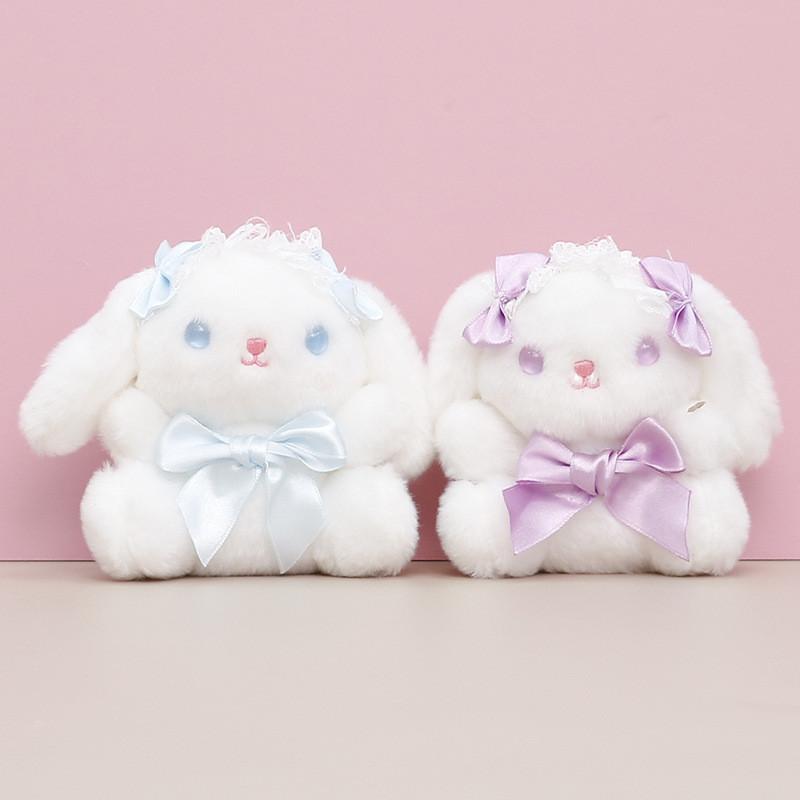 Rabbit Plush Lolita Keychain Bag Decoration Animal Pendant Gift Cartoon Doll
