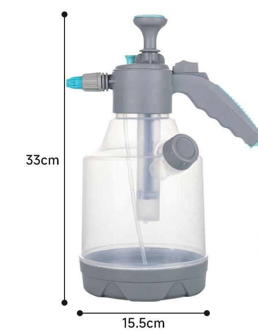 3L Large Capacity Pressure Spray Bottle with Measuring Cup Pressure Garden Watering Can Adjustable Nozzle for Plants Outdoor Use