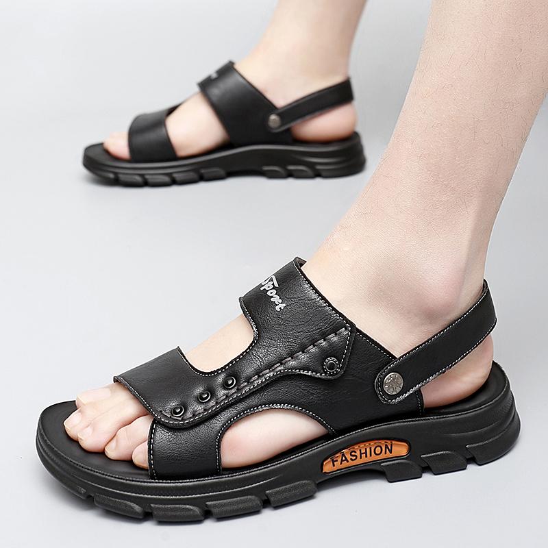 Trendy Brand Men's Beach Sandals Men's Fashion Casual Shoes Outdoor Men's Camping Sandals Anti Slip Men's Summer Hiking Shoes