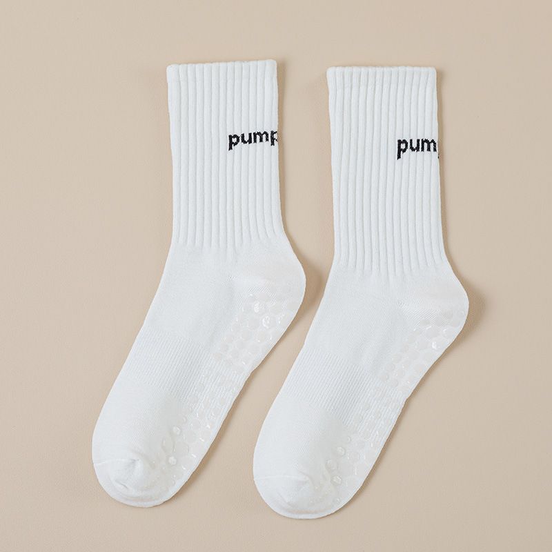 

Yoga Knee Socks Japanese Style White Beginner Yoga Socks DY2401 White