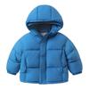 Boys Red Winter Padded Coat Thick Fleece Lined Cotton Jacket Kids Warm Casual Outerwear