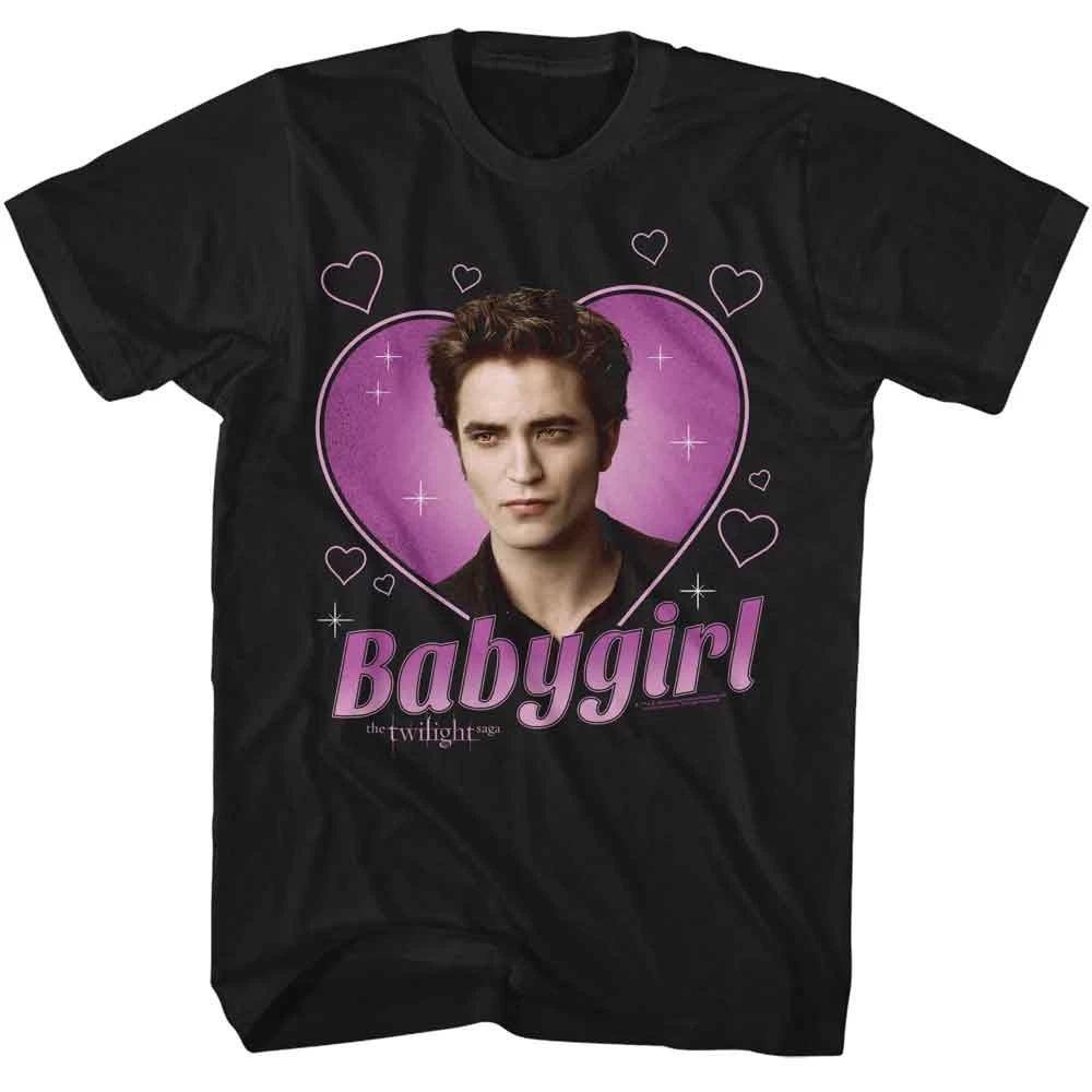Twilight - Babygirl Edward Alt Image - American Classics - Solid Black Sho 110
