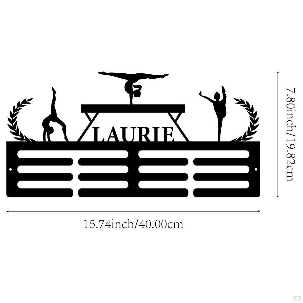Display Award Rack Storage Organizer Multifunctional Easy Installation Shelf Sports Medal Holder for