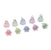 Acrylic Imitation Pearl Color Preservation Cream Lily Orchid Charms Pendant For Jewelry Making Accessories