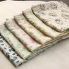 Retro Flower Gauze Kitchen Cloth and Dishcloth 6 Colors
