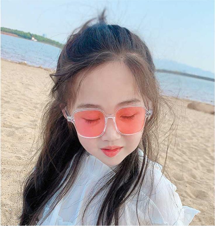 Children'S Sunscreen Glasses Baby Sunglasses Personalized Square Boys And Girls Sunscreen Glasses Sunglasses