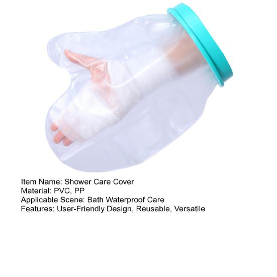 Shower Care Cover Reusable Cast Bag Waterproof Quick Drying Injured Arm Shower Sleeve Arm Injury Shower