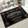 3D Retro Witch Ouija Gothic Spirit Board Rug for Bedroom Living Room Sofa Home Doormat Decor, Large Kids Play Non-slip Floor Mat