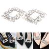 1PC Rhinestone Shoe Clip Metal Shoe Buckle Women Shoes Decoration for Wedding Party High Heels Pumps Flat