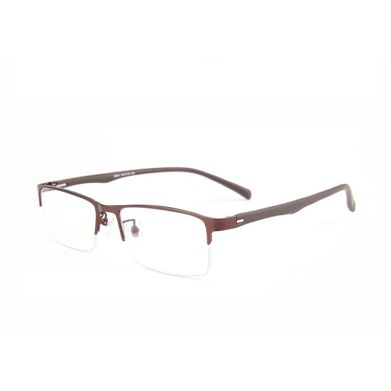 New Sun Photochromic Myopia Glasses Men Student Half Rim Frame Optical Eyewear -1 0 To -6 0 Prescription