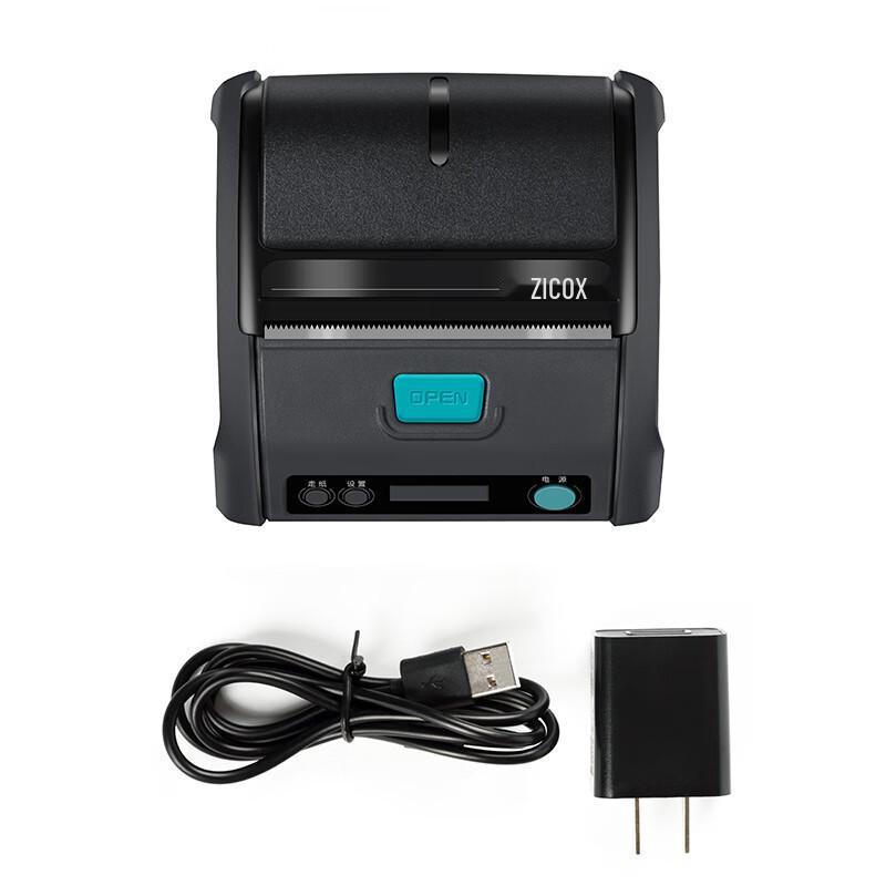ZICOX Portable Bluetooth Thermal Label & Receipt Printer