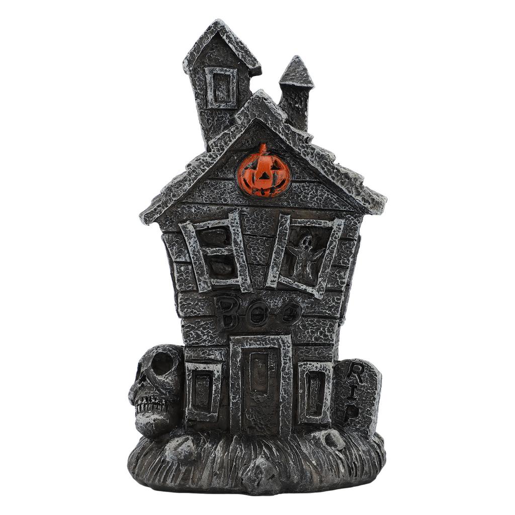 Festival Village Multifunctional Resin Festival Miniature House Decoration for Parties Type 2 14.5x