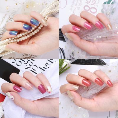 Gel Manicure Stickers 3D Semi-cured Manicure Stickers Light Therapy Nails Semi-baked Manicure Stickers