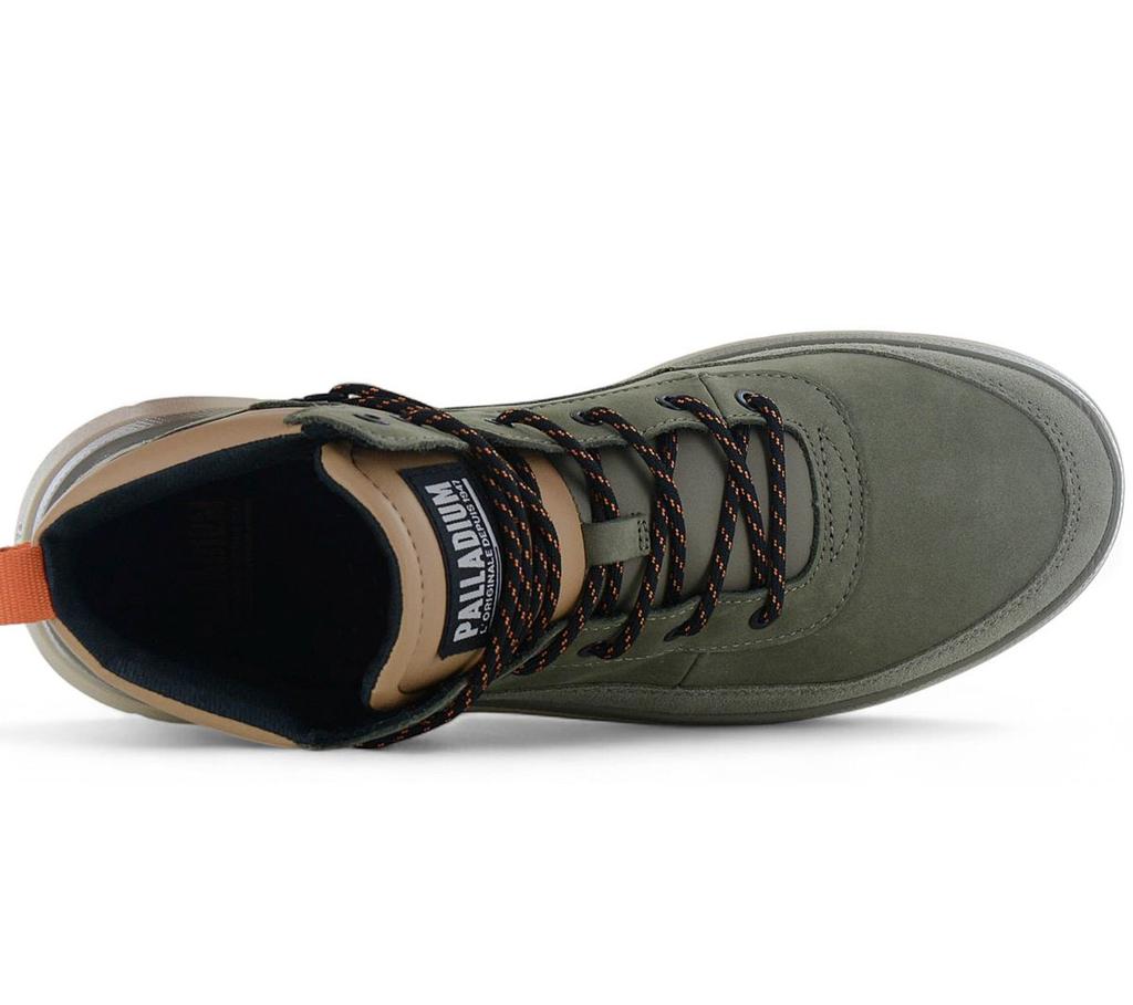 Palladium Pallaflex Cuff M - Men's Sneaker-Boot Boots Shoes Leather Green 09509-399-M ORIGINAL