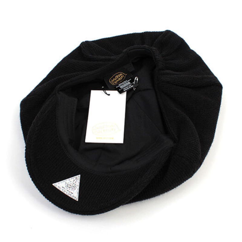 Universal Chemistry Knit Black Newsboy Cap