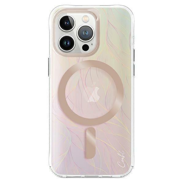 UNIQ Coehl Willow iPhone 15 Pro Max case 6.7" Magnetic Charging opal/iridescent