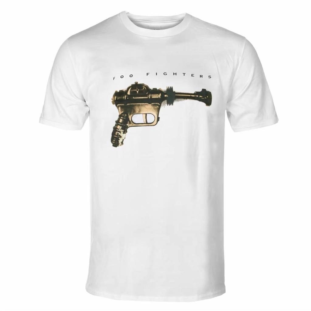 Hot Sale Foo Fighters Band Graphic PrintT-shirt Men Women Short Sleeve Streetwear Harajuku Fashion Cotton Summer New Tee Loose Casual Oversized Top