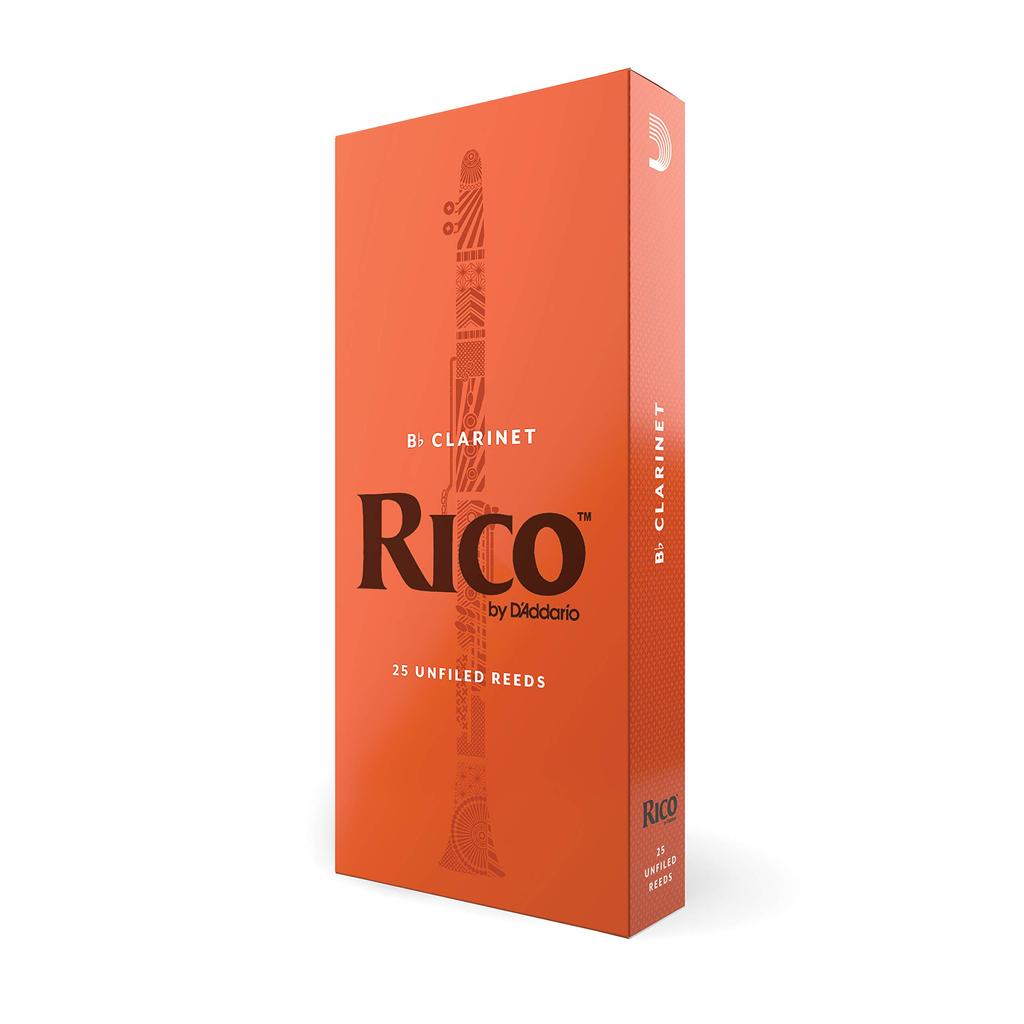D'Addario WoodwindsRICO RCA2520 Rico Bb Clarinet Reeds 2 (25-Pack)