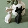 Desktop Ornament 3D Printed Hat-Wearing Cat Shape Figurine Integrated Molding Sculpture Decorative Desktop Accessory
