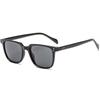 Retro Korean-Style Slimming Sunglasses for Women & Men – Trendy Square Frame for Round Face