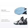 Asymmetrical Comfortable Versatile Durable Breathable Low-Top Basketball Shoes Kids Sneaker White Black 312221102-3