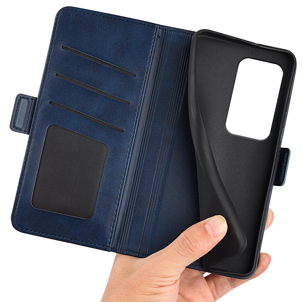 For Honor 200 Lite Leather Case Wallet Phone Cover with Dual Magnetic Clasps