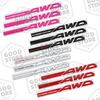 RFM2 Metall Auto Karosserie SYMMETRISCH AWD Abzeichen 3D Emblem Heckklappe Aufkleber Für Subaru Outback WRX BRZ Forester Impreza XV Legacy Decal