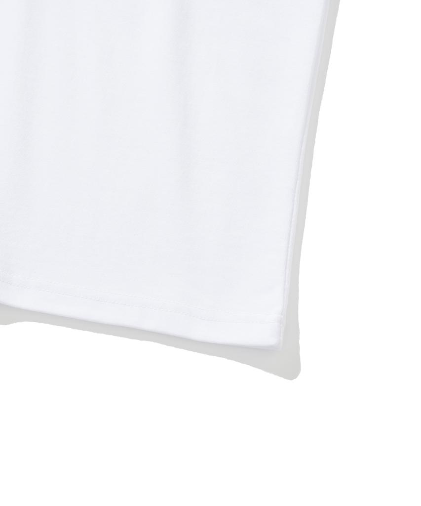 KNITTED Siyoming Logo T-Shirt White
