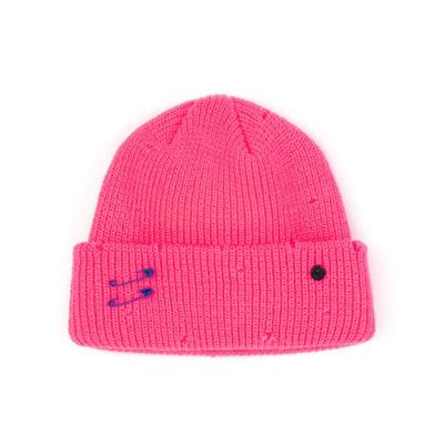 BLACKBLOND BBD Ripped Custom Short Beanie (Pink)