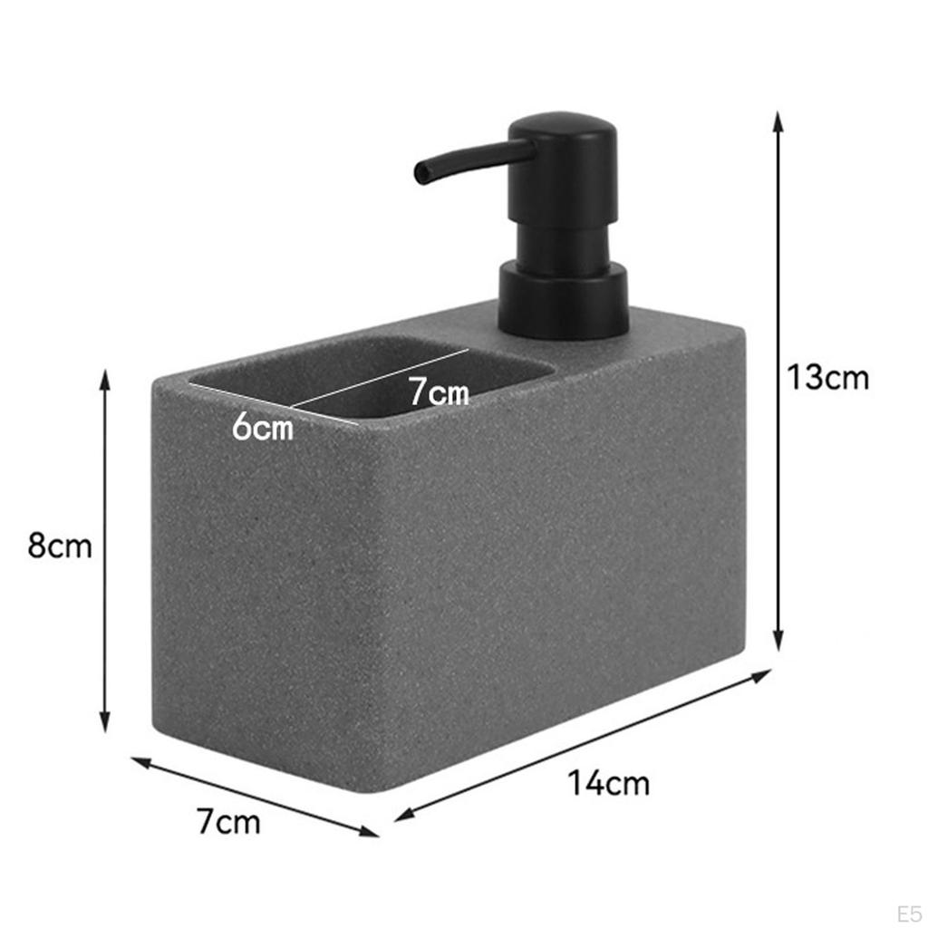 Seifenspender und Schwammhalter, Pumpflasche Praktisch, Mehrzweckzubehör für