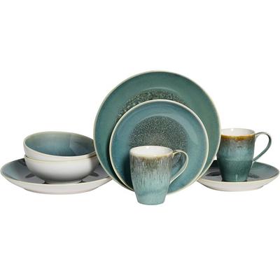 CreaTable Caldera Petrol Tableware Set, 8 Pieces (25863)