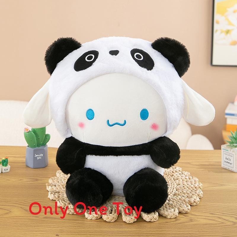 

Panda Dog Cinnamon Kitty Cat Plush Toy Short Pile Fabric Children Room Decor CinnamonDog,43cm