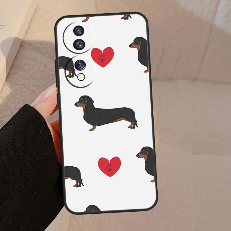 Dachshund Dog For Honor Magic 5 6 7 8 Pro Case For Honor X9d X9a X9b X9c X8c X8b 50 70 90 200 400 Lite Win