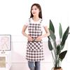 Stain-Resistant Kitchen Apron Sleeveless Breathable Workwear Apron Cotton Wipeable Hands Coffee Uniform Home Kitchen