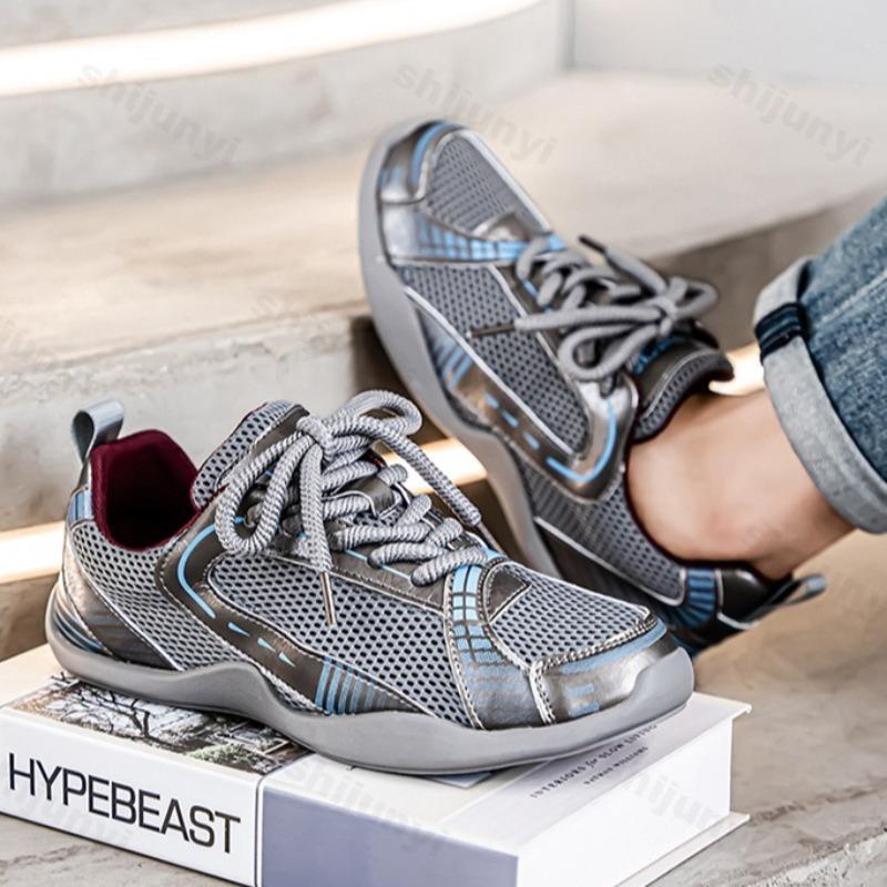 Fashion Fashion Trend Casual Low Top Sports Shoes for Men 2025 Autumn New Mesh Breathable Soft Soled Comfortable Versatile Flat Sneakers