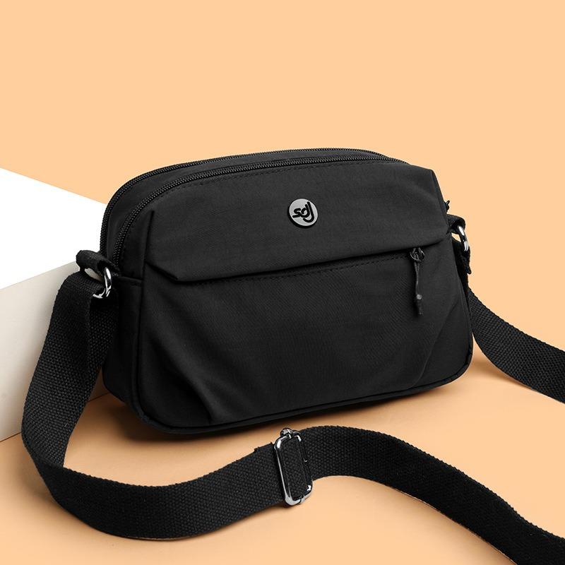 Summer New Fashion Women's Messenger Bag Multi-layer Shoulder Backpack Mobile Phone Bag Oxford Cloth Women's Nylon Bag