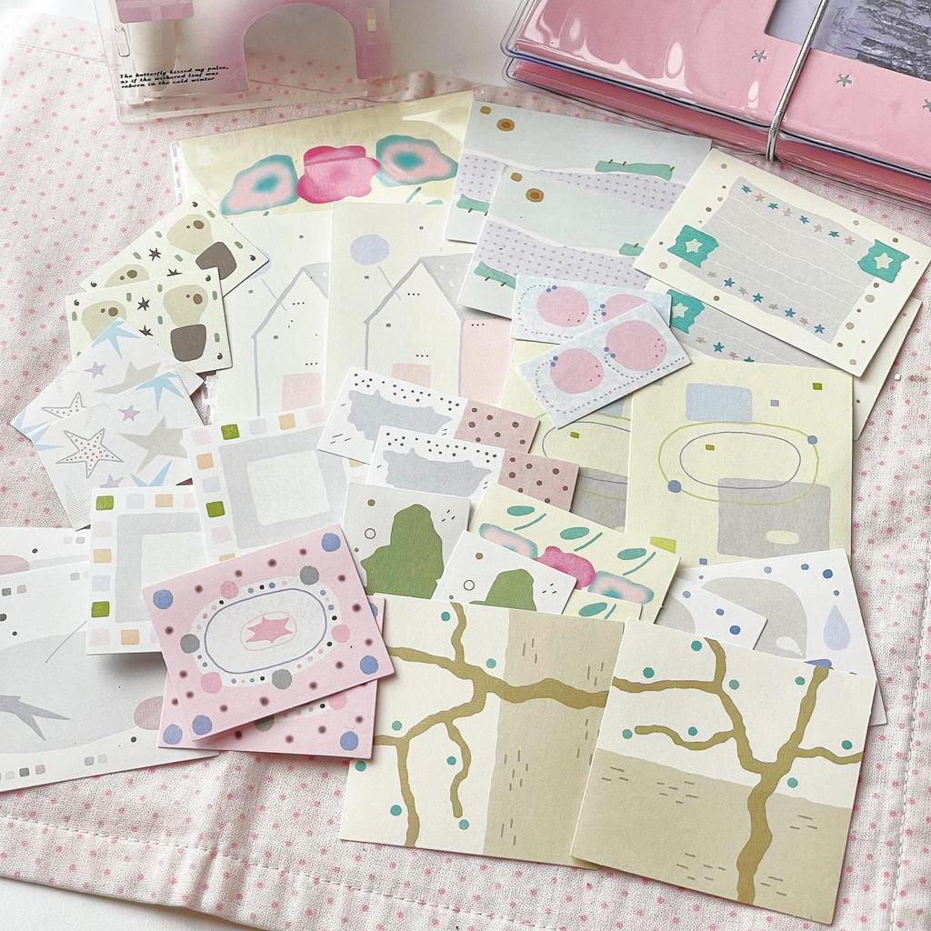 Waka Waka Niedlicher Schreibplaner: Ausgestanztes undCollage-Papier im koreanischen Stil für DIY-Projekte
