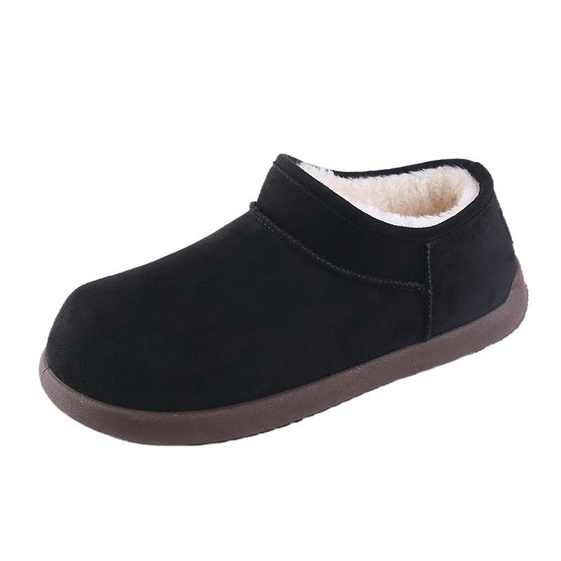 

Brand thick-soled snow boots women s 2025 new winter velvet thickened warm cotton shoes non-slip bread shoes short boots 44