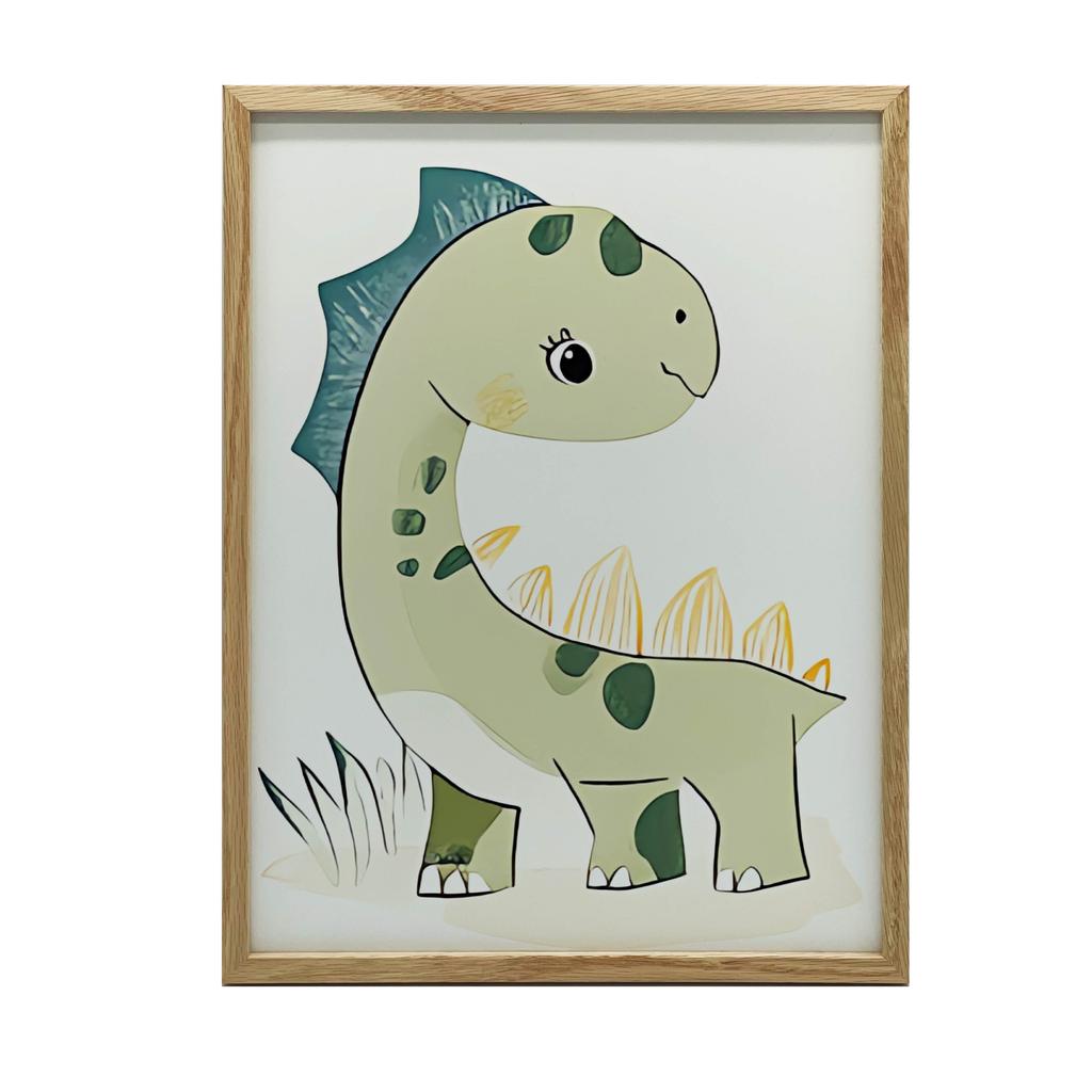 Plakat Uśmiechnięty Dinozaur Plakat Uśmiechnięty Dinozaur, 70X100 Cm, Bez Ramy, Papier Matowy 230 Gsm