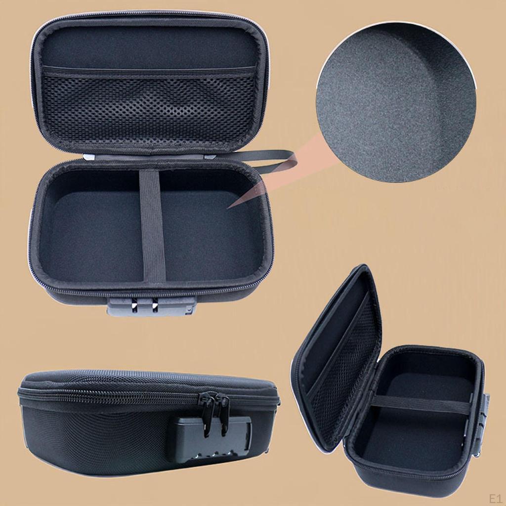 Storage Case with Lock and Zipper, Organizer, for Private Toys Toy Password Box
